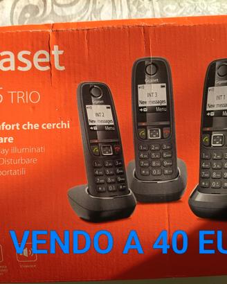 TRIO TELEFONI CORDLESS NUOVISSIMI SCATOLATI