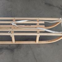 slitta in legno vintage DAVOS SUPER neve
