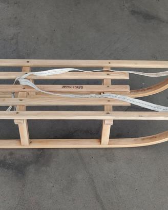 slitta in legno vintage DAVOS SUPER neve