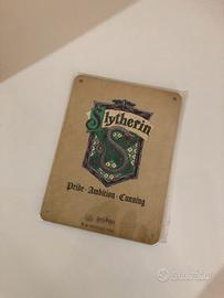 Targa in metallo decorativa Harry Potter Slytherin