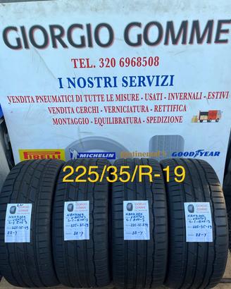 Gomme usate 225/35/19 Pari al nuovo