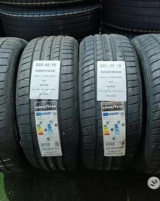 4 gomme 225 45 18 GOODYEAR NUOVE RIF2284