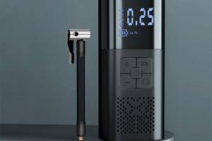 Pompa Auto Moto Bici Gomme Compressore Portatile