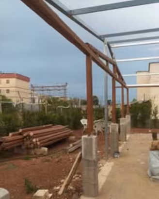 pali legno per gazebo 