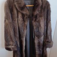 RARA PELLICCIA RAT MUSQUE' VISONATA ANNI 70/80