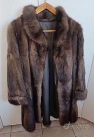 RARA PELLICCIA RAT MUSQUE' VISONATA ANNI 70/80