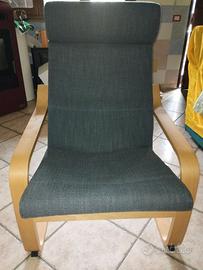 1 poltrona ikea con cuscino originale