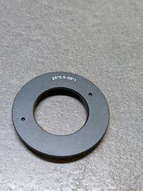 Adattatore per obiettivi ingranditore 25mm / M39