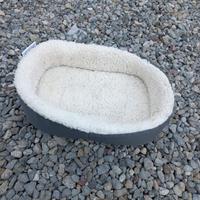 Cuccia Morbida Cani/Gatti – Grigia e Bianca, Calda