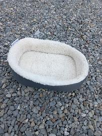 Cuccia Morbida Cani/Gatti – Grigia e Bianca, Calda