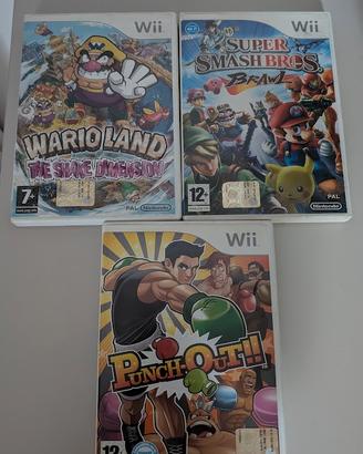 3 Giochi Nintendo Wii