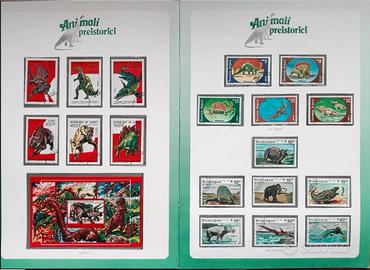 Francobolli Animali Preistorici Bollafi