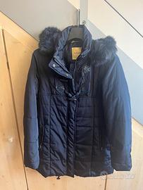 giaccone blu donna elegante