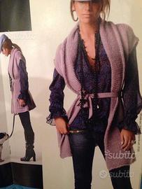 Maglia maglione gilet denny rose nero