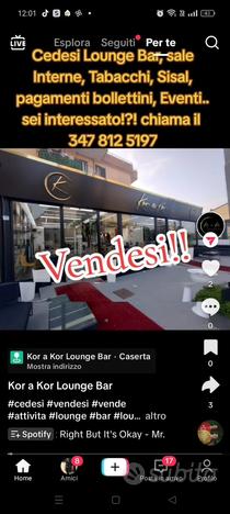 Bar via Appia Aversa Kor a kor Lounge bar