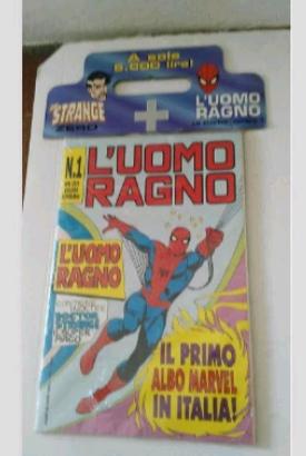 L'UOMO RAGNO N.1 BLISTERATO CORNO anastatico