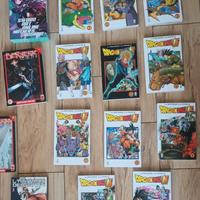 Vari manga e un collection box di sword art online