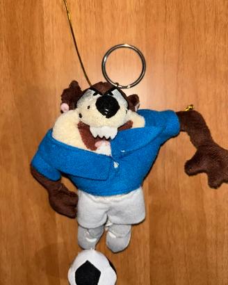 Peluche Taz Looney Tunes Calciatore - Vintage Warn
