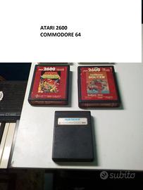 Giochi Vintage ATARI 2600 Commodore 64