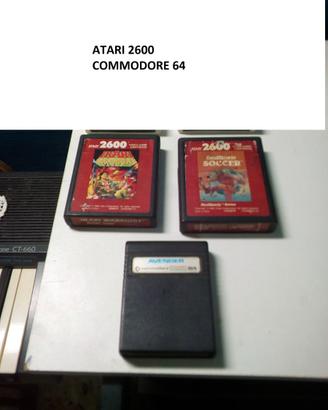 Giochi Vintage ATARI 2600 Commodore 64