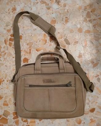 Borsone valigetta Messenger Bag in tela tracolla 
