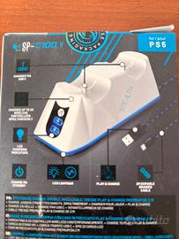ase Ricarica Doppia Controller PS5 Stealth C100