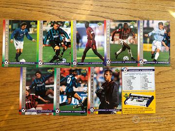 Lotto Card Dixan Upper Deck Campioni al Mondiale