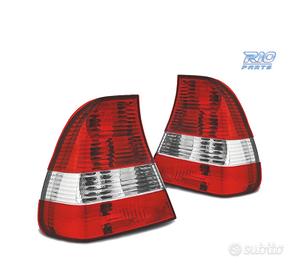 FANALI BMW E46 COMPACT 98-05 ROSSO CROMATO