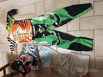 abbigliamento bambino fuoristrada motocross enduro