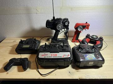 lotto di radiocomandi e telecomandi