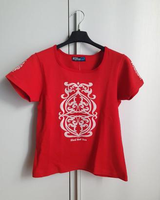 T-shirt Rossa Hard Rock Sinai Red Sea –Donna –S/M