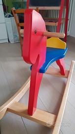 cavallino città del sole in legno