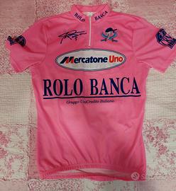 maglietta bici "Pantani" maglia rosa