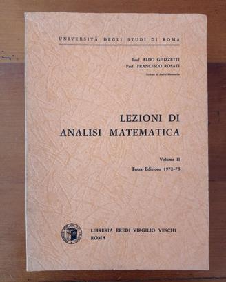 Lezioni di Analisi matematica 2 - Ghizzetti/Rosati