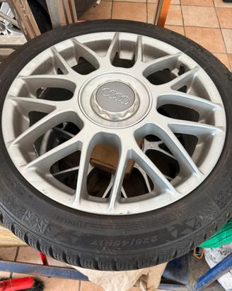 Cerchi gommati per audi 5x112 r17