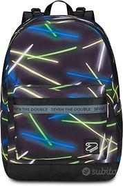 SEVEN Zaino Scuola Reversibile The Double