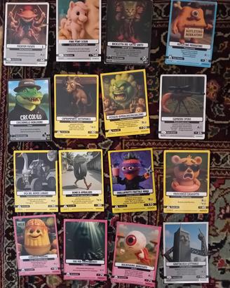 Carte Brainrot prima collezione Universo Psichedel