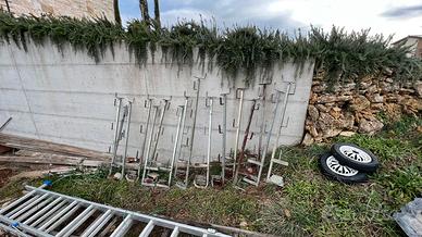 Parapetti zincati regolabili cantiere