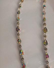 collana in vero vetro di Murano autentica