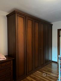 Armadio - Comò - 2 Comodini LEGNO MASSELLO