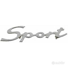 Scritta Emblema Targhetta auto Fiat Sport