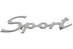 Scritta Emblema Targhetta auto Fiat Sport