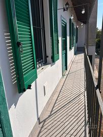 Trilocale ristrutturato con box soppalcato