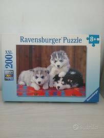 Puzzle Ravensburger "Tre cuccioli di Husky" 200 p.