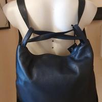 Borsa/zainetto in pelle blu Marant