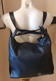 Borsa/zainetto in pelle blu Marant