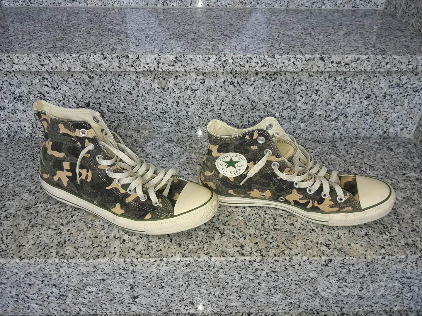 Converse all star alte verde clearance militare