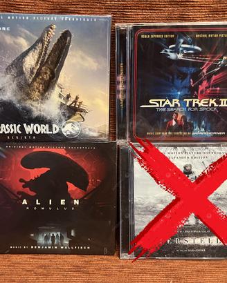 Star Trek, Alien, Interstellar Jurassic World, CD