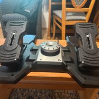 Rudder pedals Logitech, pedali simulatore di volo