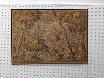 Arazzo anni 50 Paesaggio Bucolico Quadro